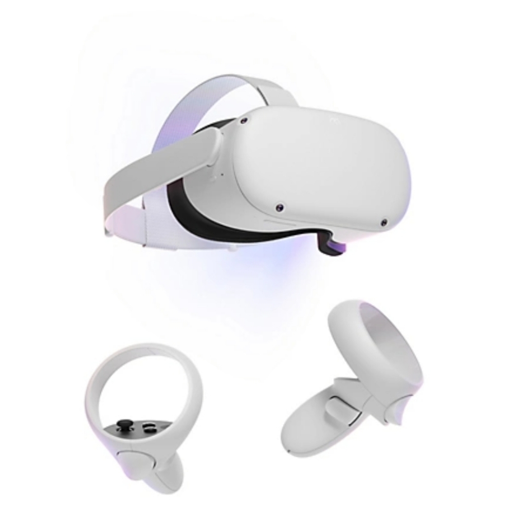 Oculus Quest 2 128gb-Elite Strap + Carrying Case + Controllers